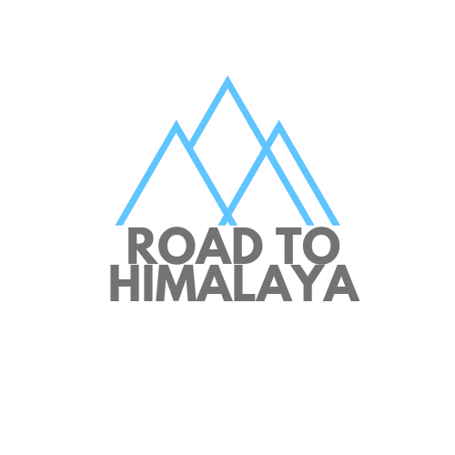Road to himalaya travel company in france's logo , specialized for trekking in Nepal